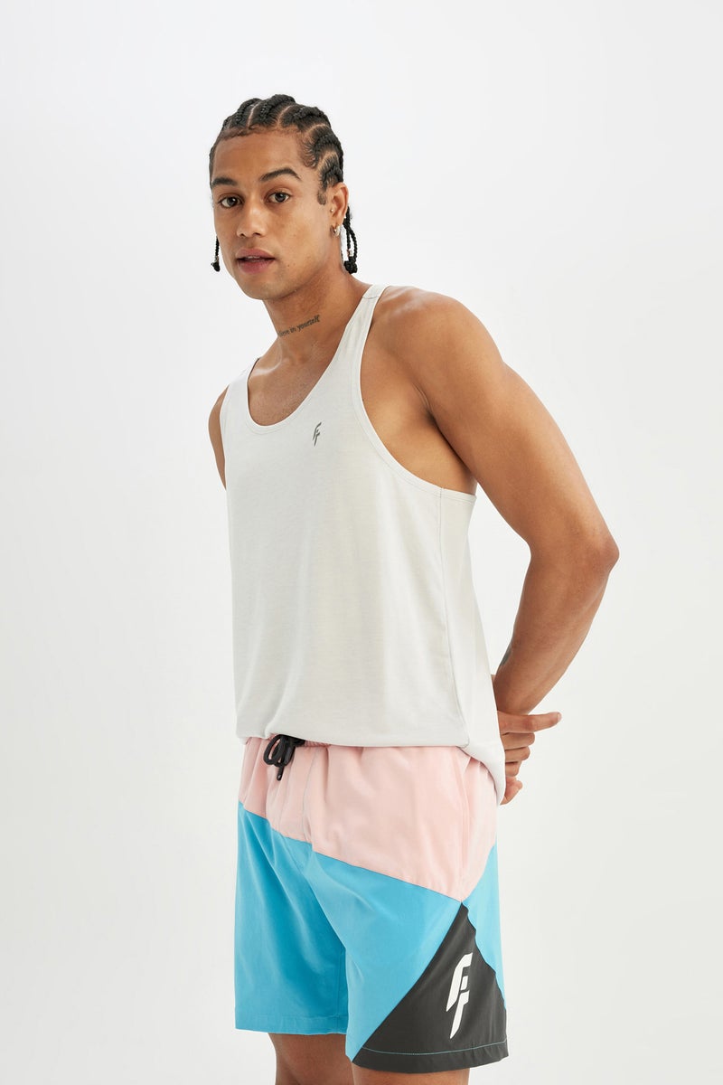 ديفاكتو شورت بحر قصير قصة عادية محكم ملون من DeFactoFit - Image 3